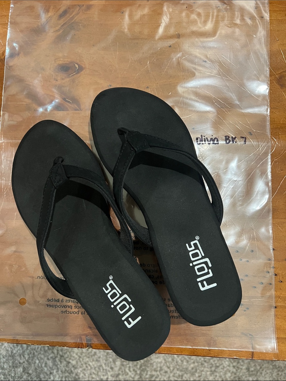 Flojos Olivia Black Women's Flip-Flop Sandals